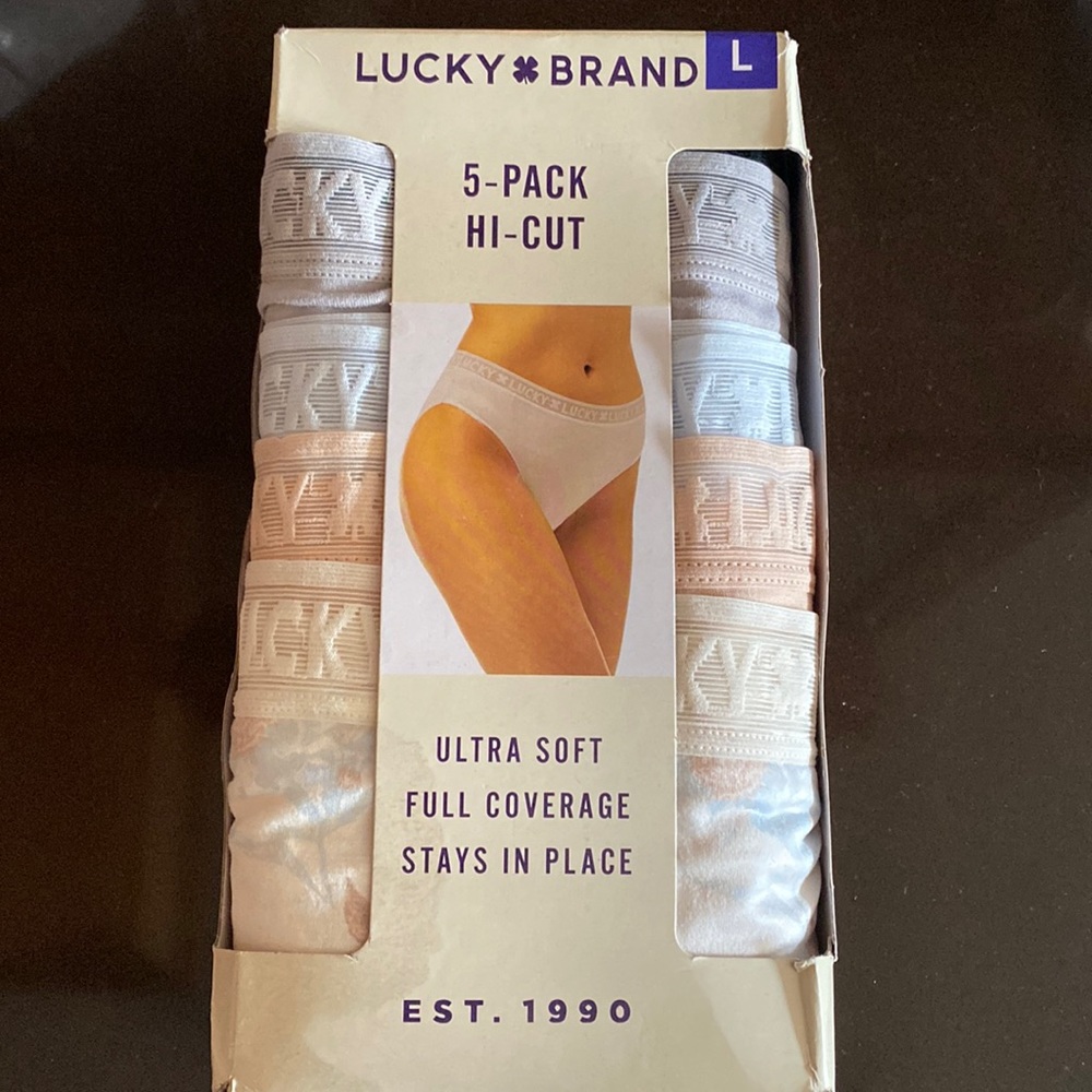 5 Pack Hi-cut Panties
